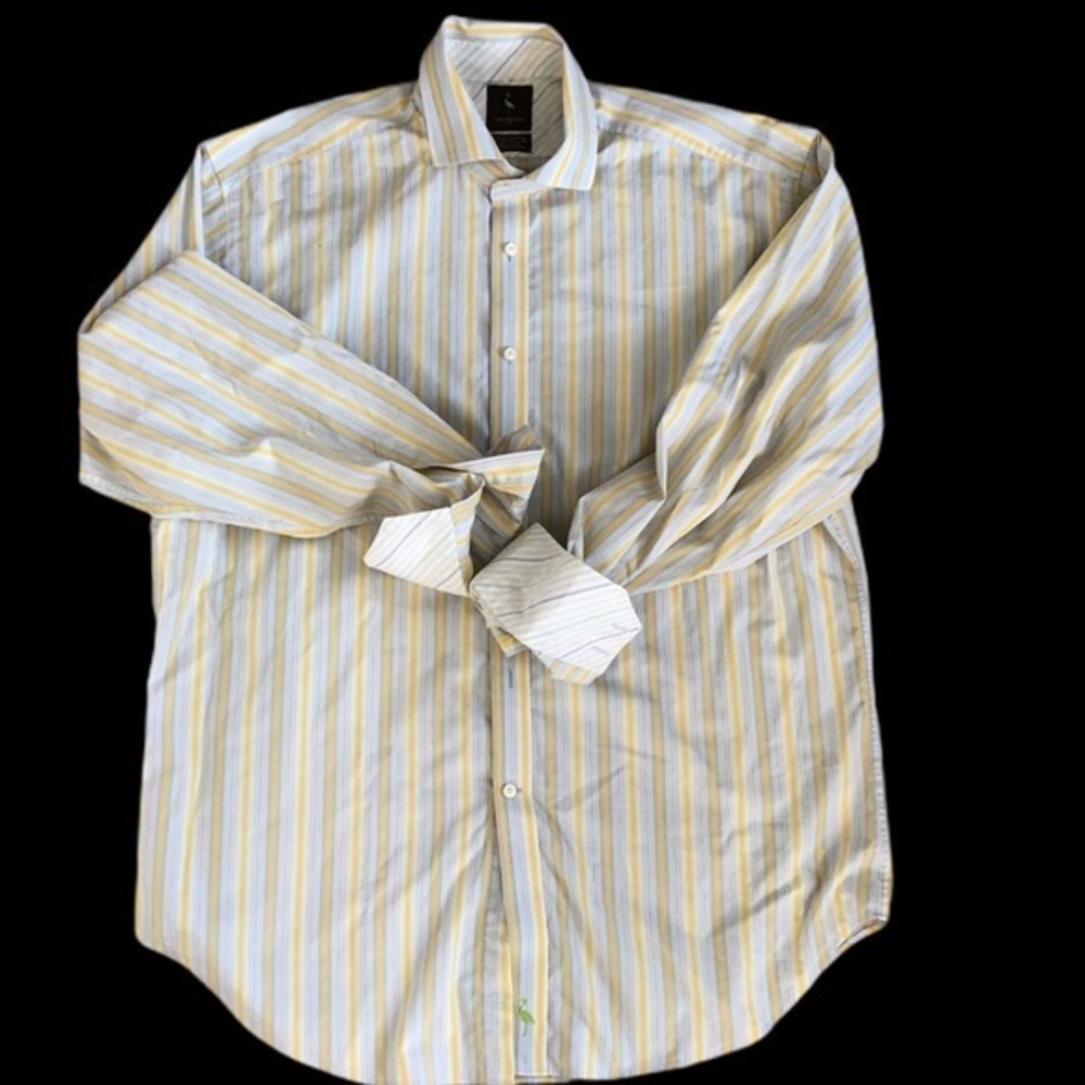Tailorbyrd 100% Cotton Flip Cuff Button Down Shirt